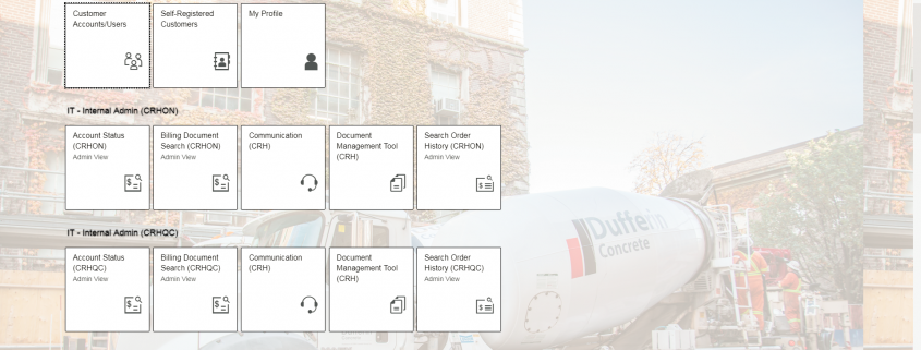 Dufferin Concrete Portal Page