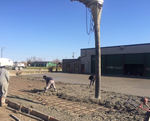 Dufferin Concrete pour at Ontario Regiment Museum